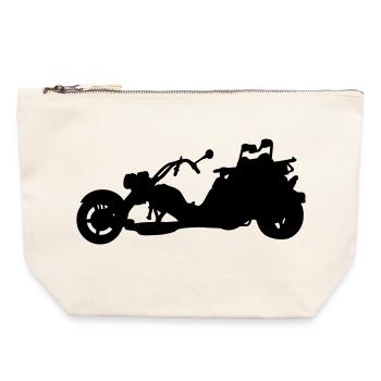 trike - Canvas Zip Pouch 22 x 23 cm - nature - Front