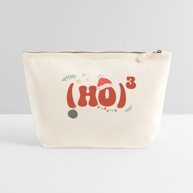 Christmas Math Hohoho Math Formula Math Canvas Zip Pouch 22 x 23 cm
