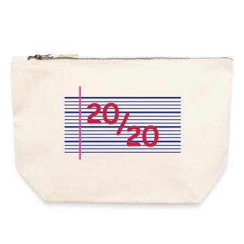 20sur20 - Canvas Zip Pouch 22 x 23 cm - nature - Front