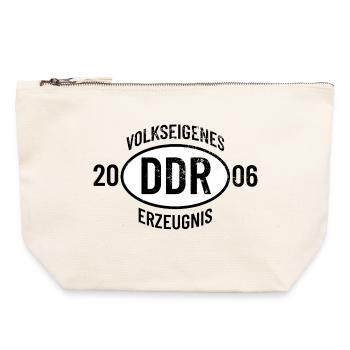 DDR Birthday Shirt, Hoodie, Mug Vintage 2006 - Canvas Zip Pouch 22 x 23 cm - nature - Front