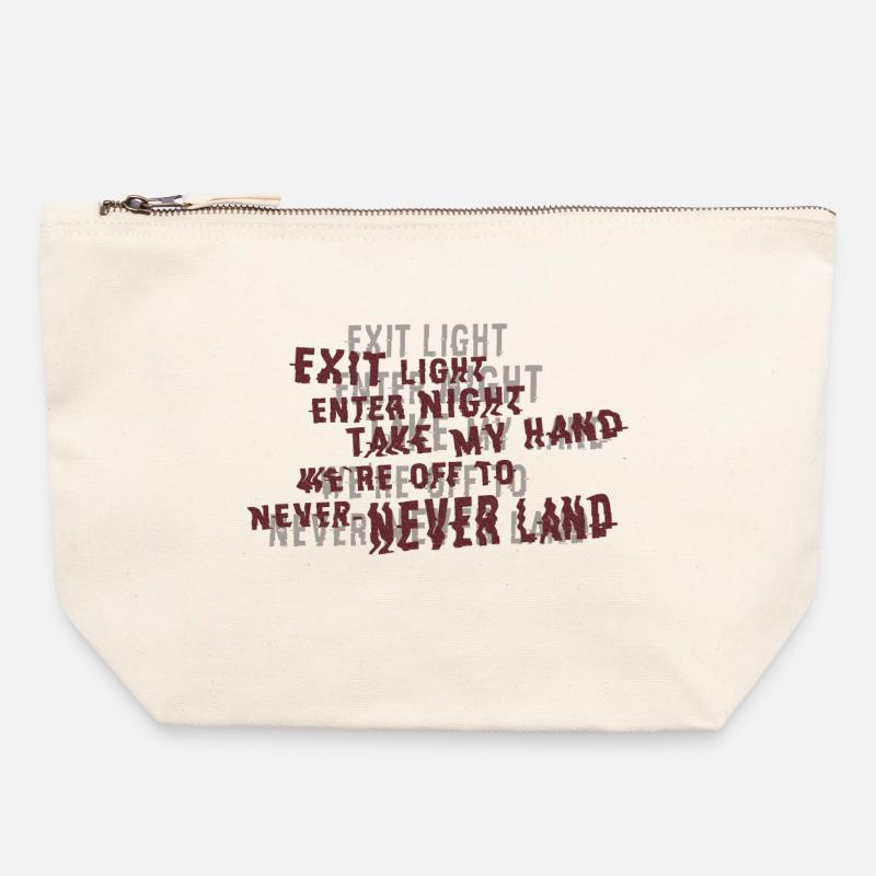 Sandman - Liedtexte - Canvas Reißverschluss-Täschchen (22 x 23 cm) - Naturweiß