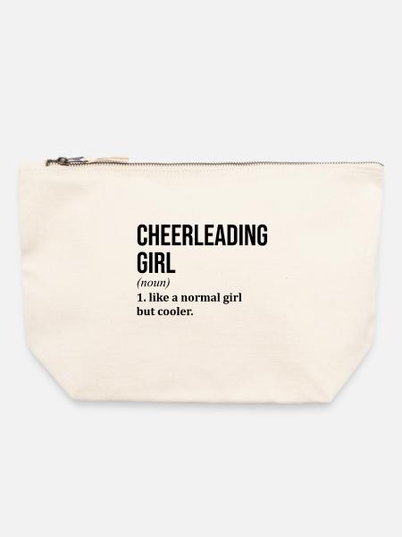 Cheerleader Cheerleader Cheerleader - Canvas Reißverschluss-Täschchen (22 x 23 cm) - Naturweiß