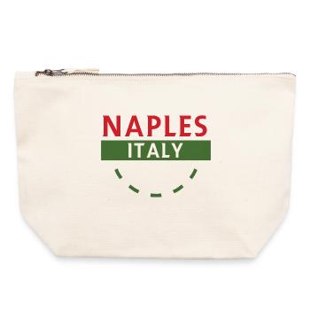 Naples Italy Emblem Arc - Canvas Zip Pouch 22 x 23 cm - nature - Front