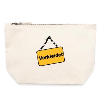 Party Shirt ,Feiern , Karneval, Verkleidet(25) - Canvas Reißverschluss-Täschchen (22 x 23 cm) - Naturweiß - Vorne