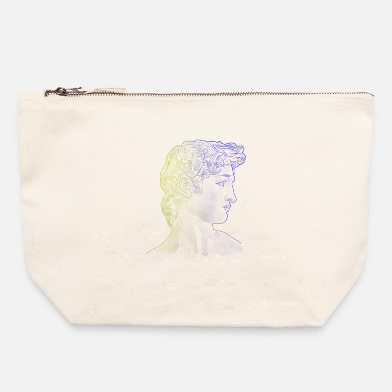 David Michelangelo - Canvas Reißverschluss-Täschchen (22 x 23 cm) - Naturweiß