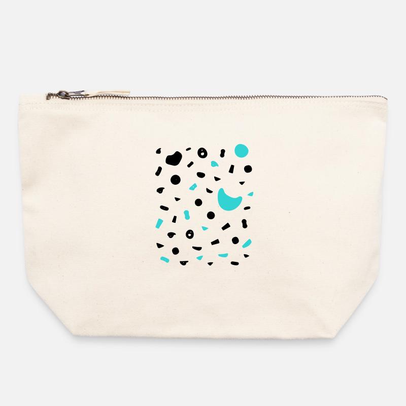 Boulder Projekt 7a Design Klettergriffe klettern - Canvas Reißverschluss-Täschchen (22 x 23 cm) - Naturweiß
