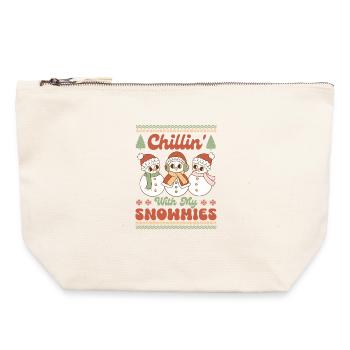 Ugly Christmas Sweater - Canvas Zip Pouch 22 x 23 cm - nature - Front