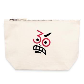 Ups, 30 ans! - Pochette zippée en toile 22 x 23 cm - blanc naturel - Devant