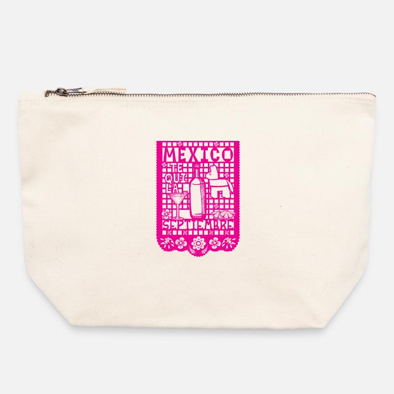Confetti - Canvas Zip Pouch 22 x 23 cm - nature