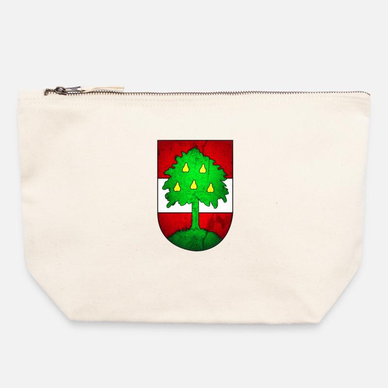 Dornbirn - Austria - Canvas Zip Pouch 22 x 23 cm - nature