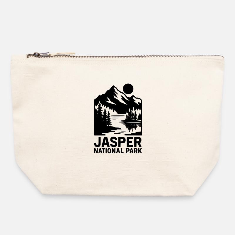 Jasper National Park - Canvas Zip Pouch 22 x 23 cm - nature