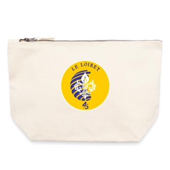 Fleur de Lys Loiret 45 - Canvas Reißverschluss-Täschchen (22 x 23 cm) - Naturweiß - Vorne