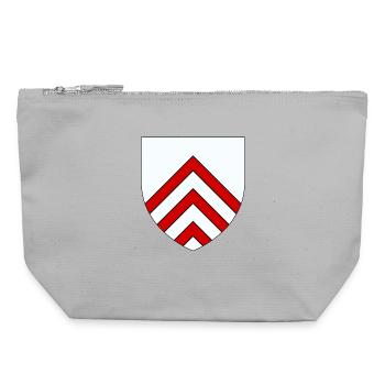 Wappen von Perche - Canvas Reißverschluss-Täschchen (22 x 23 cm) - Grau meliert - Vorne