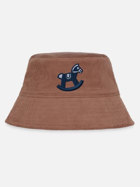 Schaukelpferd bestickt - Bio Cord Bucket Hat - Mammutbaum