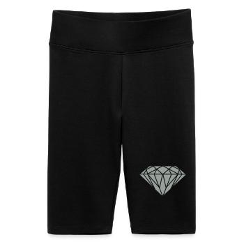 Diamant - Short cycliste taille haute Femme - noir - Devant