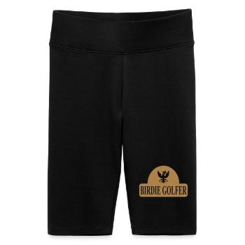 Golf - Frauen High Waist Bikershorts - Schwarz - Vorne
