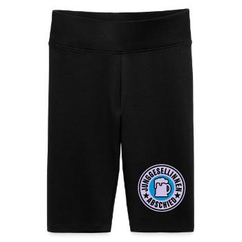 Junggesellinnen Abschied | Hochzeit | Beer | Bier - Women's High-waist bike Shorts - black - Front