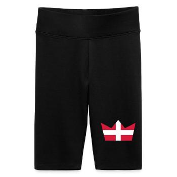 Couronne Danoise - Short cycliste taille haute Femme - noir - Devant