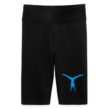 sport - Short cycliste taille haute Femme - noir - Devant