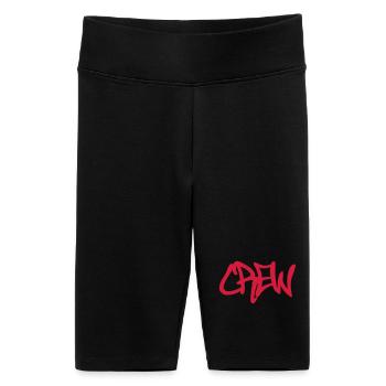 CREW - Short cycliste taille haute Femme - noir - Devant