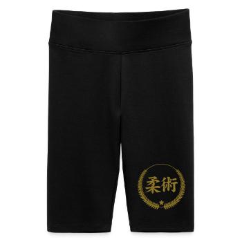 Jujutsu Jiu Jitsu Jiujitsu Ju-jitsu Jiu-jitsu - Women's High-waist bike Shorts - black - Front