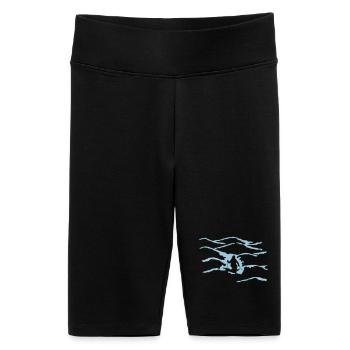 Ski de bosses - Short cycliste taille haute Femme - noir - Devant