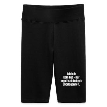 Empirically Superior: Ego Saying - Women's High-waist bike Shorts - black - Front