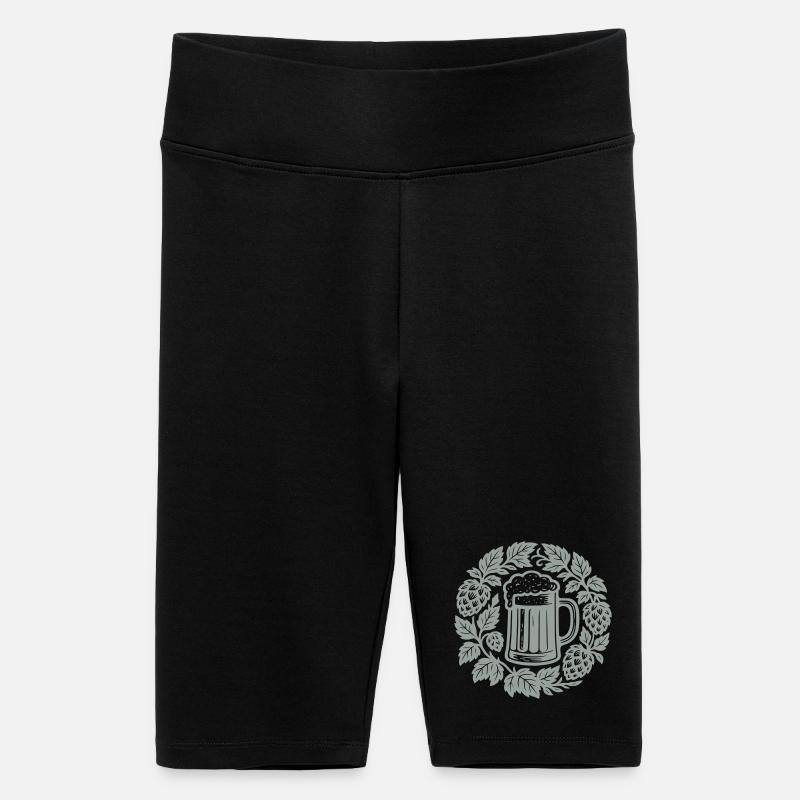 Bier kranz - Short cycliste taille haute Femme - noir