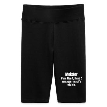 Master Spell Plan A B C Failure - Women's High-waist bike Shorts - black - Front