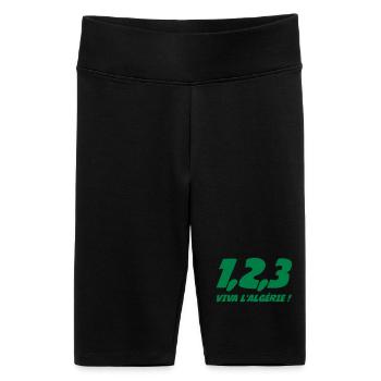 1, 2, 3 Viva l'Algérie - Women's High-waist bike Shorts - black - Front