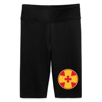 Cercle croisé - Short cycliste taille haute Femme - noir - Devant