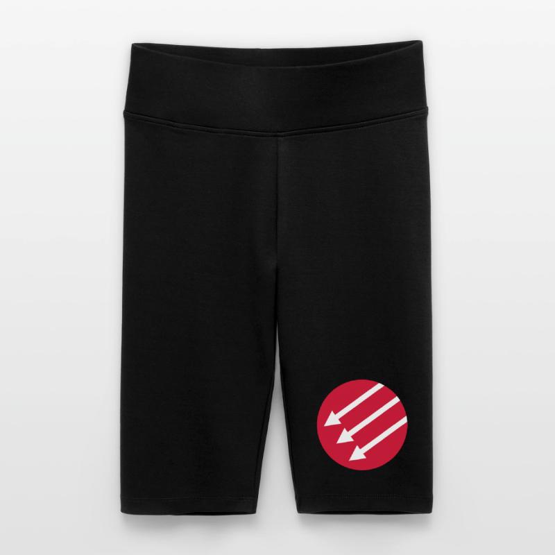 Iron Front / Eiserne Front / Järnfronten Frauen High Waist Bikershorts