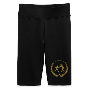 Fencing Laurel Wreath: Pure Victory - Women's High-waist bike Shorts - black - Front