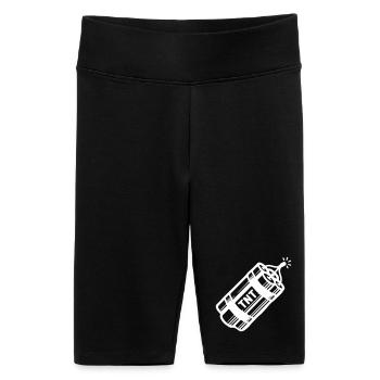 Dynamite Tnt - Women's High-waist bike Shorts - black - Front
