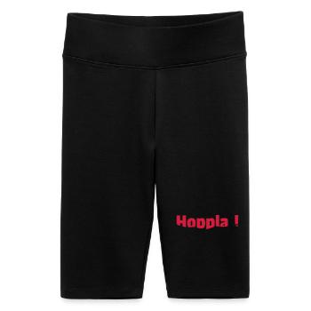 Oups eau - Short cycliste taille haute Femme - noir - Devant