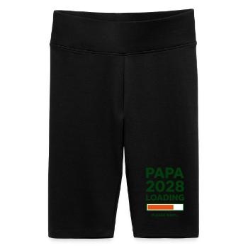 Dad 2028 Loading - Women's High-waist bike Shorts - black - Front