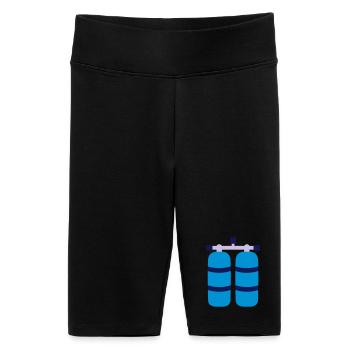 tanks - Women's High-waist bike Shorts - black - Front