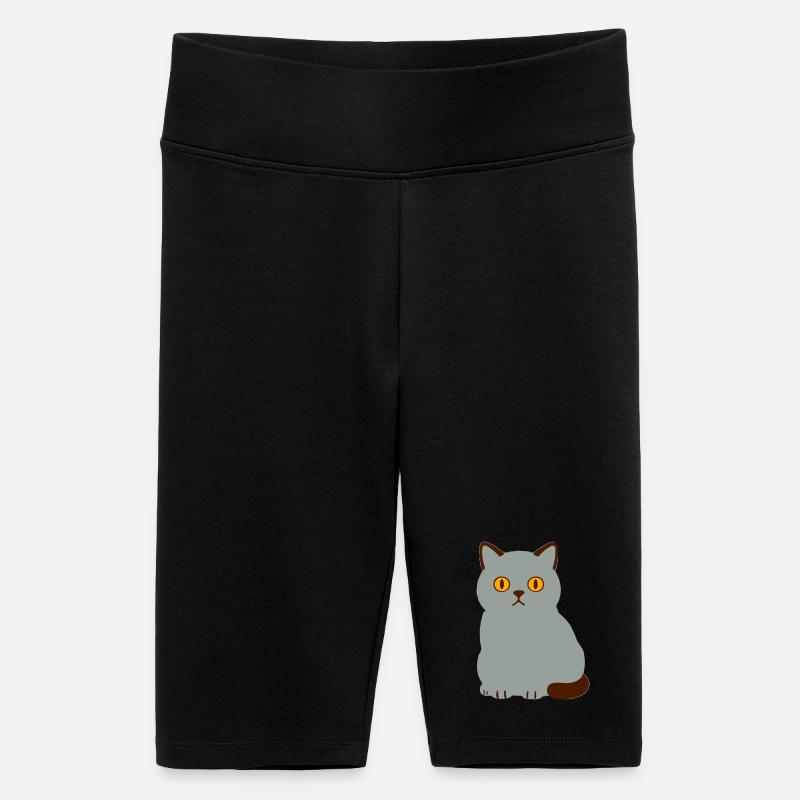 Juste Teodoro - Short cycliste taille haute Femme - noir
