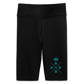 Roi Papa - Short cycliste taille haute Femme - noir - Devant