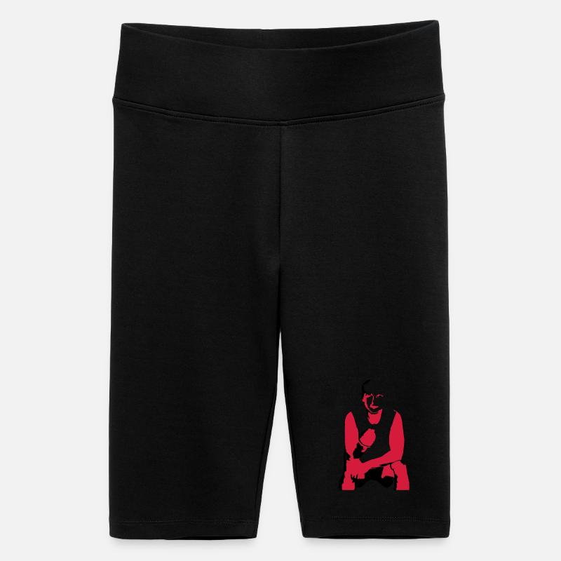 Frère - Short cycliste taille haute Femme - noir
