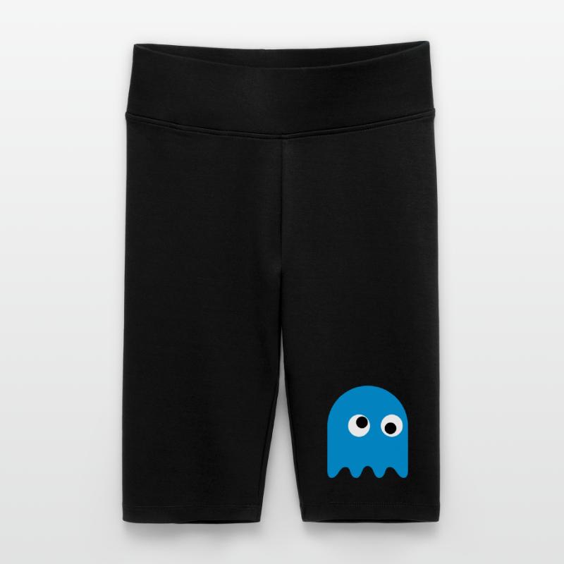 Game Classics Ghost Frauen High Waist Bikershorts