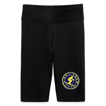Équipe de ski - Short cycliste taille haute Femme - noir - Devant