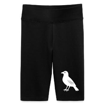 Corbeau - Short cycliste taille haute Femme - noir - Devant