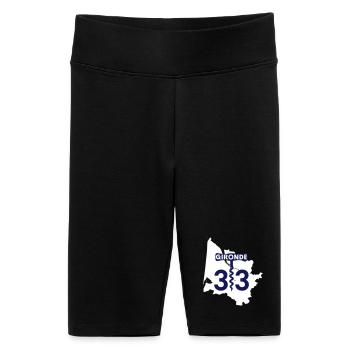 Gironde 33 - Women's High-waist bike Shorts - black - Front