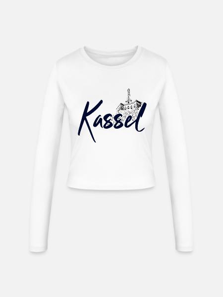 Kassel - Frauen Slim Fit Langarmshirt - Weiß