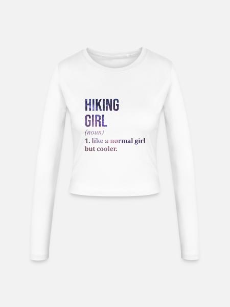 Wanderer Wanderer Wanderer - Frauen Slim Fit Langarmshirt - Weiß