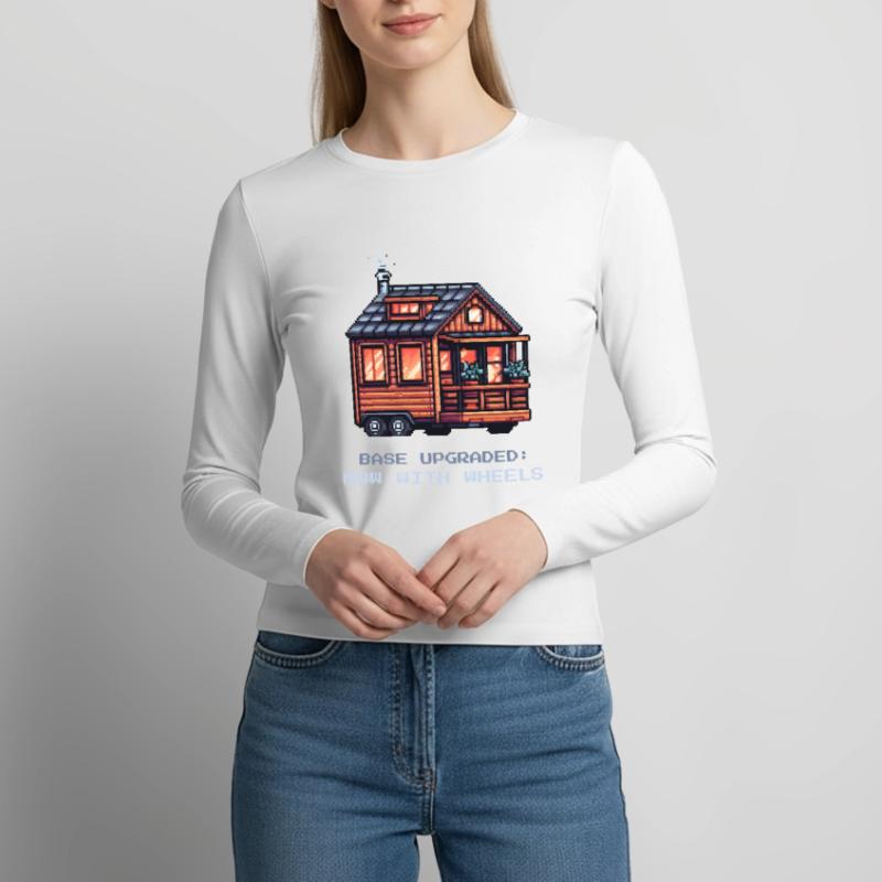 Basic upgrade on wheels | Tiny House Women's Slim Fit Longsleeve
