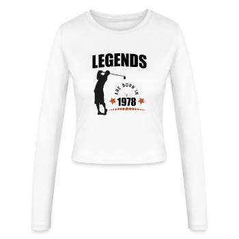 1978 - Manches longues slim fit Femme - blanc - Devant - AI Model Female 172 light (172cm)