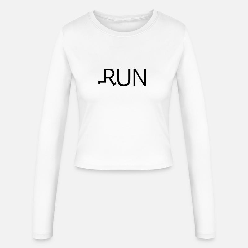 Jogging Sport Running - Women's Slim Fit Longsleeve - white