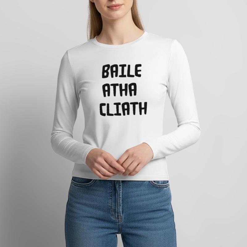 Baile Atha Cliath Women's Slim Fit Longsleeve